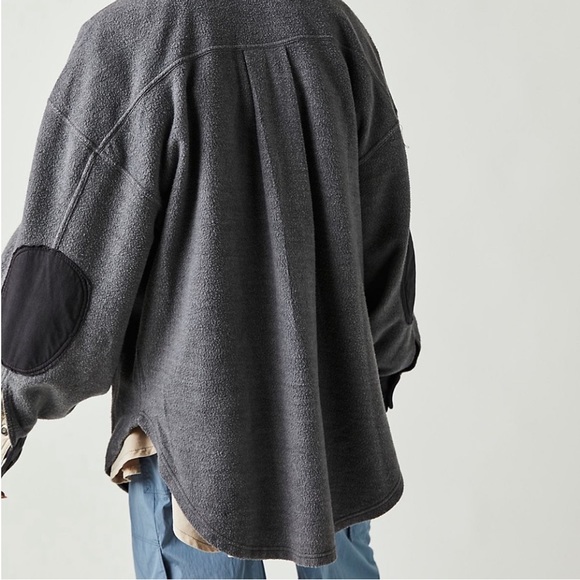 NWT Free People Ruby Shacket - Incense - Size Medium Oversized - Picture 5 of 17